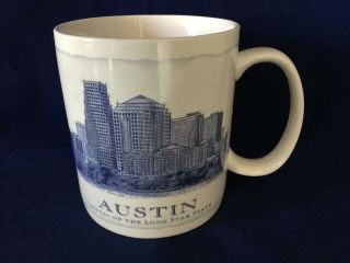 Starbucks 2006 Austin Profile 18 Oz Skyline Coffee Mug / Tea Cup - Ships