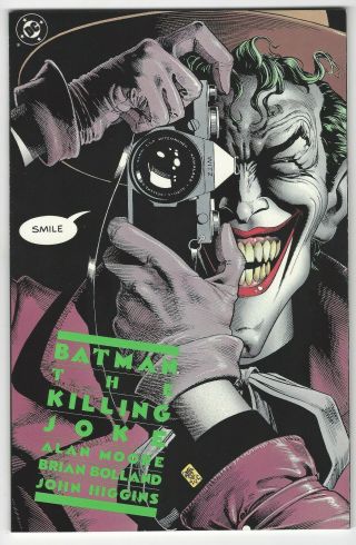 Batman The Killing Joke 9.  9,  Alan Moore/brian Bolland 1st Print Case Fresh