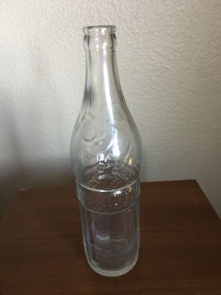 Antique Hippo Size Soda Water Bottle