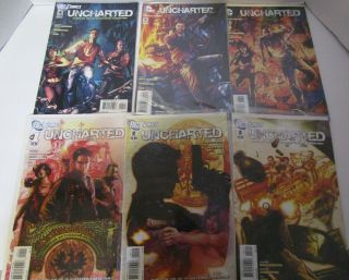 Uncharted Comic Books 1 2 3 4 5 & 6 Dc Comics