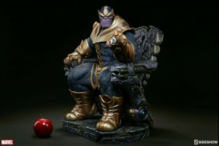 Sideshow Thanos On Throne Statue Maquette Collectors Edition