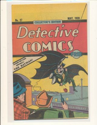 Detective Comics 27 Reprint Vf/nm Cond.