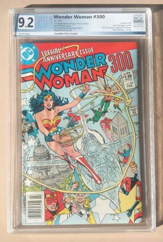 Wonder Woman 300 Pgx 9.  2 Like Cgc $2.  00 Canadian Price Edition / Variant
