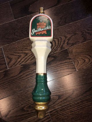 Smithwick’s Imported Irish Ale 1710 Ceramic Beer Tap Handle