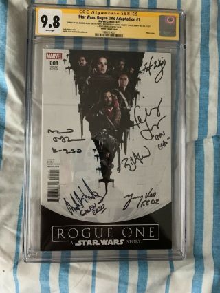 Star Wars Rogue One Cgc Ss Cast Signed Bundle