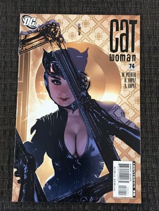 Cat Woman 74 Adam Hughes Cover Dc Comics Nm Combined More Rare Books