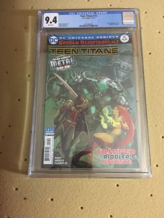 Teen Titans 12 Cgc 9.  4 1st Full Appearance Of The Batman Who Laughs