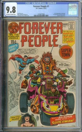 Forever People 1 Cgc 9.  8 Ow/wh Pages