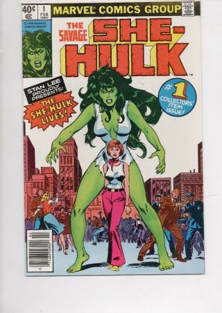 Savage She - Hulk 1 Marvel Comic Book From 1979 In Nm,  9.  6