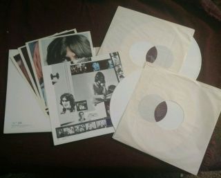 The Beatles White Album White Vinyl,  4 Photos & Poster 2xlp Capitol Ex/nm