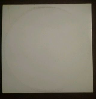 THE BEATLES WHITE ALBUM WHITE VINYL,  4 PHOTOS & POSTER 2XLP CAPITOL EX/NM 3