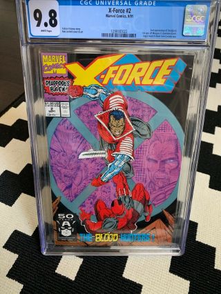 X - Force 2 Cgc 9.  8 White Pages