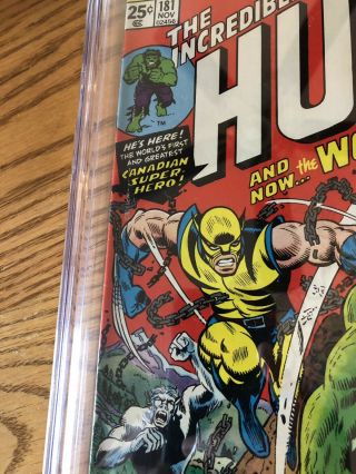 Incredible Hulk 181,  CGC 9.  2,  1st appearance Wolverine,  HOT,  CGC 9.  2 6