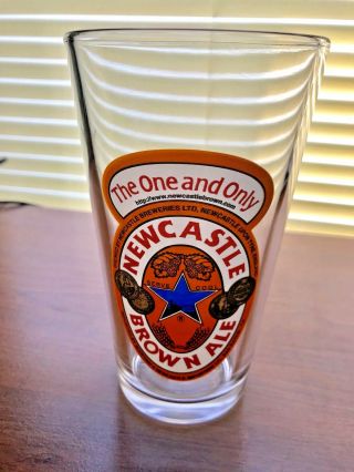 Castle Brown Ale - Pint Beer Glass - The One And Only