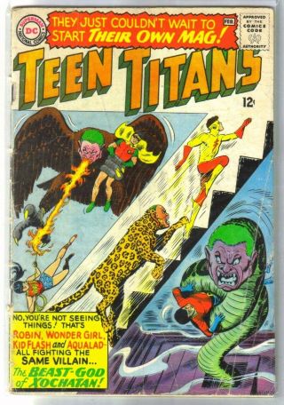 Teen Titans 1 Beast God Of Xochatan Dc Comic Book Fr/g