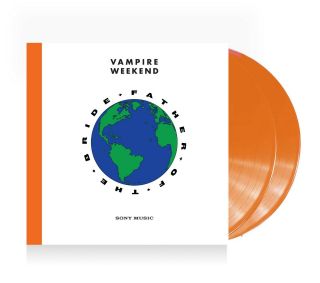 Vampire Weekend Father Of The Bride 2 X Orange Vinyl Lp