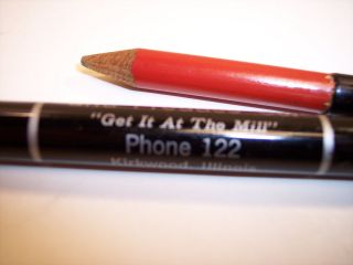 Vintage 1920 ' s advertising PENCIL Central Feed And Produce Co.  Phone 122.  K.  Ill 3