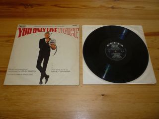 You Only Live Twice James Bond Soundtrack Album Vinyl Record Lp 33rpm