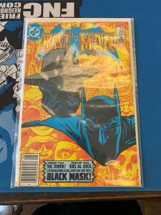 Batman 386 1st Appearance Of The Black Mask 1985 Dc Comic Key Issue