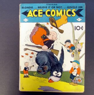 Ace Comics 11 1st App The Phantom 1938 White Pgs Mckay