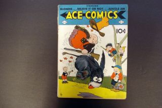 ACE COMICS 11 1ST APP THE PHANTOM 1938 WHITE PGS MCKAY 2