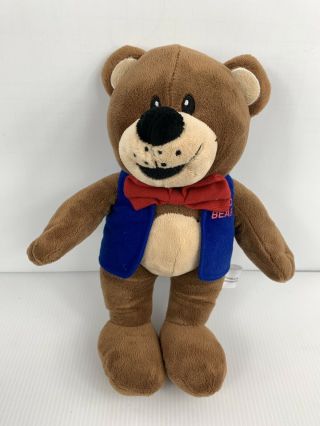 Fred Meyer Bear Fred Bear Plush Stuffed Toy 12 " Tall Vintage