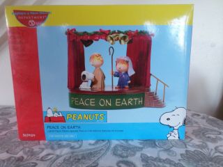 Dept 56 Peanuts Christmas Peace On Earth