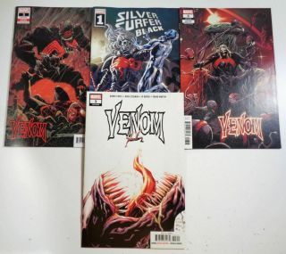 Venom 3 1st 3rd Print Silver Surfer Black 2nd