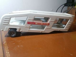 Collectible Pressed Steel Mini Tonka Motor Mover Car Transporter Trailer Toy