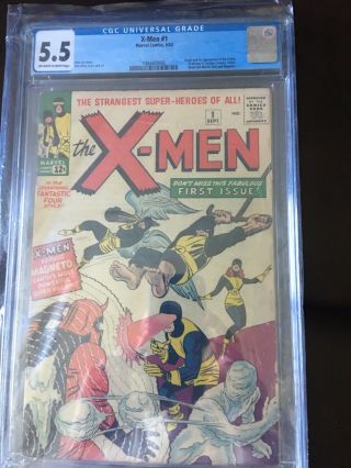 X - Men 1 (1963) Cgc 5.  5 First Magneto
