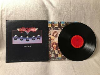 1976 Aerosmith Rocks Lp Vinyl Album Columbia Records Pc 34165 Ex/vg,  Textured