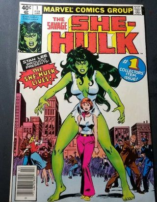 The Savage She Hulk 1 Comic Vf 1st Appearance Of She Hulk