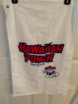 Vintage Hawaiian Punch Golf Towel Fruit Punch Koolaid 15 X 26 Rare