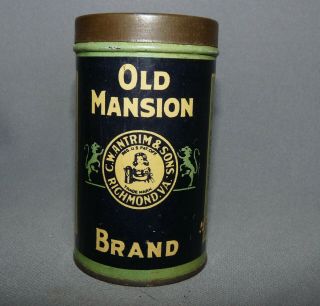 Old Mansion Pickle Spice Tin C.  W.  Antrim & Sons Vintage Richmond VA 3