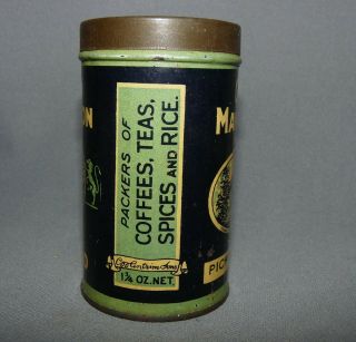 Old Mansion Pickle Spice Tin C.  W.  Antrim & Sons Vintage Richmond VA 4