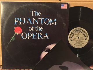 Andrew Lloyd Webber Phantom Of The Opera Nm 2lp Orig Gatefold Cover,  Libretto