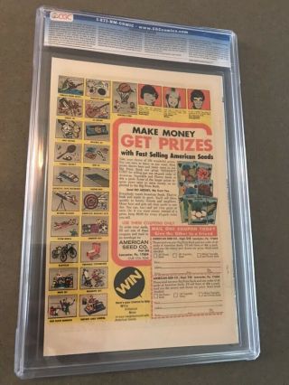 Giant - Size X - Men 1 CGC 8.  0 White Pages 3