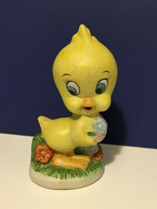 Vintage Tweety Bird Figure Warner Bros 1979 Looney Tunes Porcelain Collectible