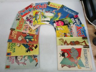 30 Disney Uncle Scrooge Archie Jughead Pep Rocky & Bullwinkle SILVER AGE Comics 2