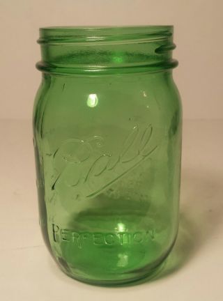 Green Ball Mason Jar 100 Anniversary 1913 - 1915 American Heritage Perfection Jar
