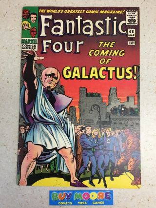 Fantastic Four 48 - 1st App Silver Surfer And Galactus Stan Lee