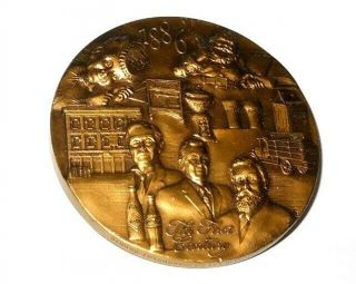 Medallic Arts Co.  1986 Coca - Cola 100 Years Centennial Bronze Medal