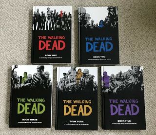 The Walking Dead Hardcover Books 1 - 5: Image Comics