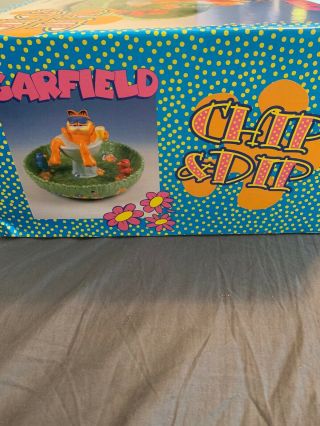 Garfield the Cat Vintage Chip And Dip Set 547570 RARE 4