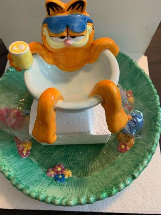 Garfield the Cat Vintage Chip And Dip Set 547570 RARE 6