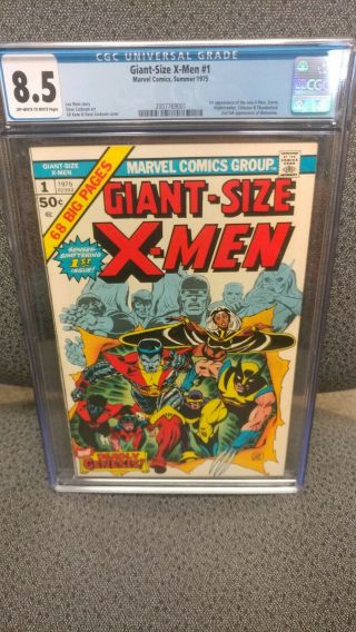 Giant Size X - Men 1 (1975) Cgc 8.  5 With Ow - W Pages.  Cheapest 8.  5 On Ebay