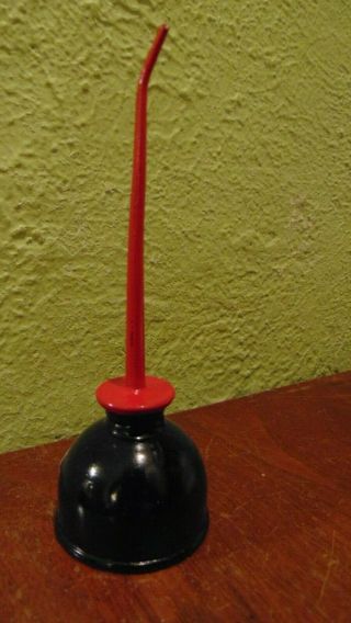 GILMORE Ethyl Vintage Miniature Pump OIL CAN Gasoline Station Gas Spout MINI 3