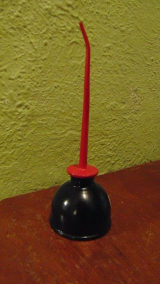 GILMORE Ethyl Vintage Miniature Pump OIL CAN Gasoline Station Gas Spout MINI 4