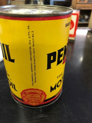 Pennzoil 1 Quart HD SAE 10W Oil Can.  “The Tough - Film” - 4