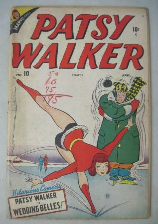 Patsy Walker 10 April 1947 Marvel Atlas Comics Teen Humor & Romance
